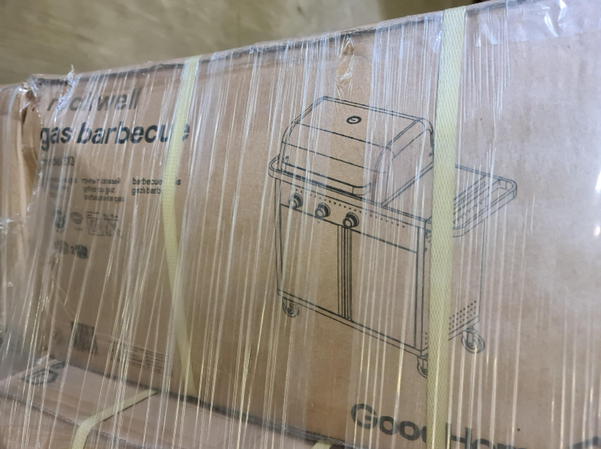 PALLET TO CONTAIN 6 x NEW BOXED ROCKWELL MODEL 310 GAS BBQ. NOTE: BOX 2 ONLY.