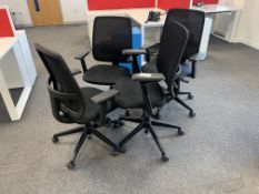 4 X OFFICE CHAIRS