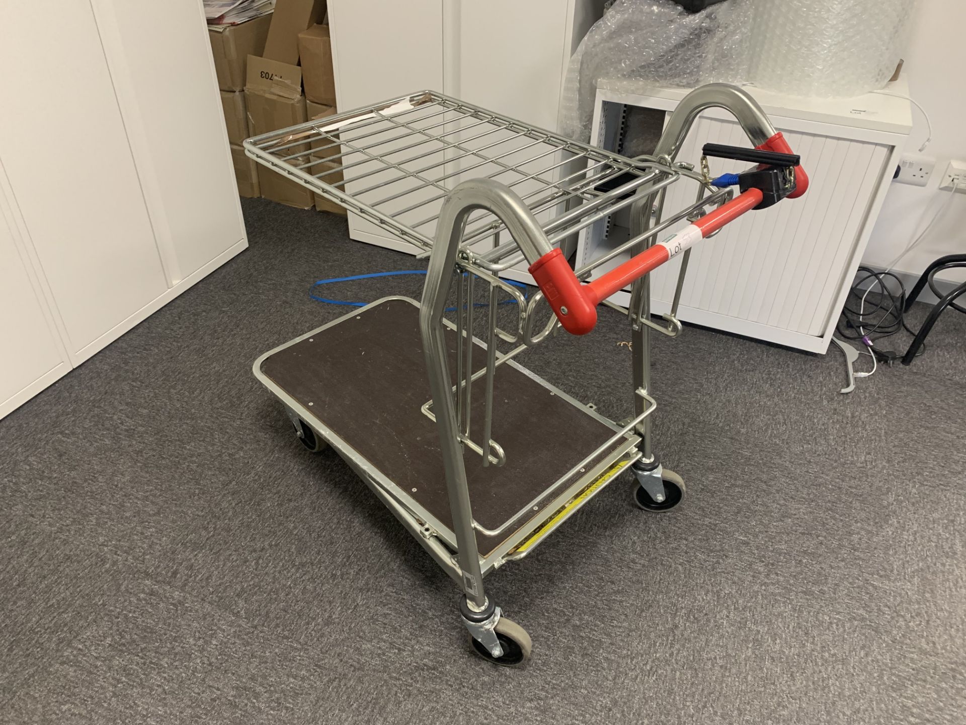 METAL 2 TIER OFFICE TROLLEY