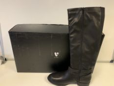3 X BRAND NEW PAIRS OF BLACK LOLA KNEE RIDING BOOTS BY VERY SIZE 5