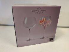 4 X BRAND NEW SETS OF 4 COPA GIN GLASSES