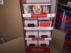 48 PIECE SHOP DISPLAY UNIT TO INCLUDE 36 ASSORTED VIEW MASTER EXPERIENCE PACKS AND 12 X VIEWMASTER