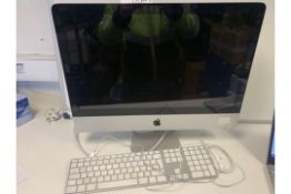 APPLE IMAC ALL IN ONE PC, INTEL CORE i3 PROCESSOR 3.2GHZ, APPLE X OPERATING SYYTEM, 21.5 INCH