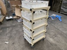 2 X BRAND NEW FRANKE PROFESSIONAL CATERING SEED TROLLIES