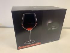 12 X BRAND NEW PACKS OF 6 CHEF AND SOMMELLIER 58CL CABERNET VINS JEUNES GLASSES IN 3 BOXES