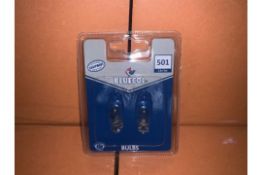 100 X BRAND NEW BLUECOL 501 TWIN BULB SETS