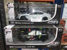 3 X VARIOUS BRAND NEW RC CARS IN DIFFERENT DESIGNS