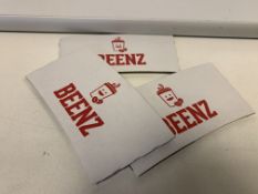 25000 X BEENZ MEDIUM WHITE CUP WRAPS IN 25 BOXES