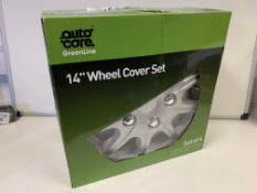 4 X BRAND NEW SETS OF 4 14 INCH WHEEL COVER SETS