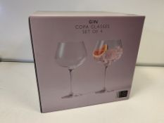 4 X BRAND NEW SETS OF 4 COPA GIN GLASSES