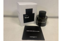 2 X BRAND NEW RETAIL BOXED COMMODITY WOOL 100ML EDP SPRAY