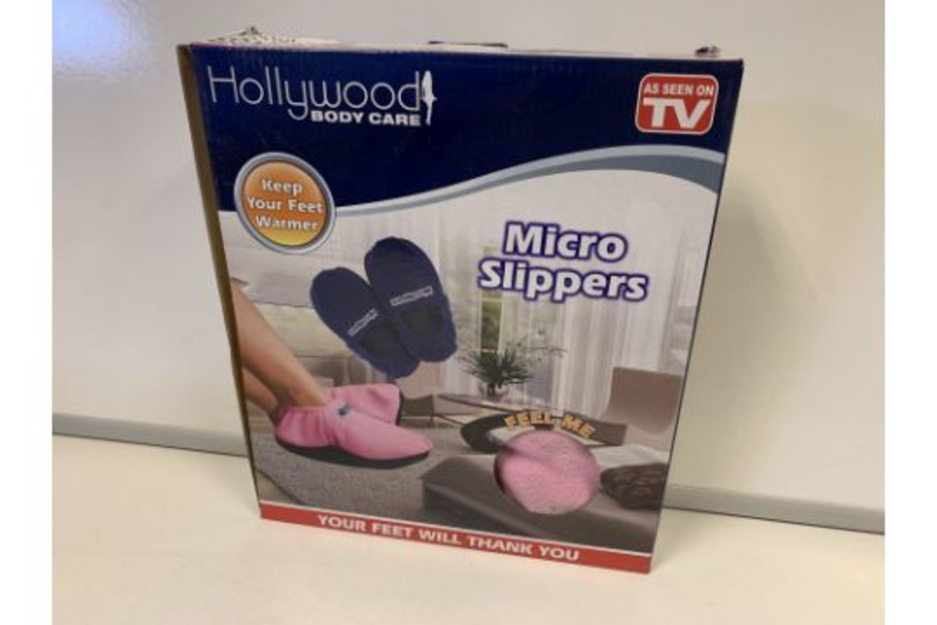 12 X BRAND NEW AS SEEN ON TV MICRO SLIPPERS