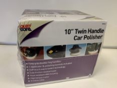 3 X BRAND NEW 10 INCH TWIN HANDLE CAR POLISHERS