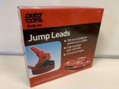 11 X BRAND NEW AUTOCARE 200AMP JUMP LEADS