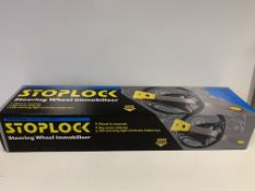 5 X BRAND NEW BOXED STOPLOCK STEERING WHEEL IMOBILISERS