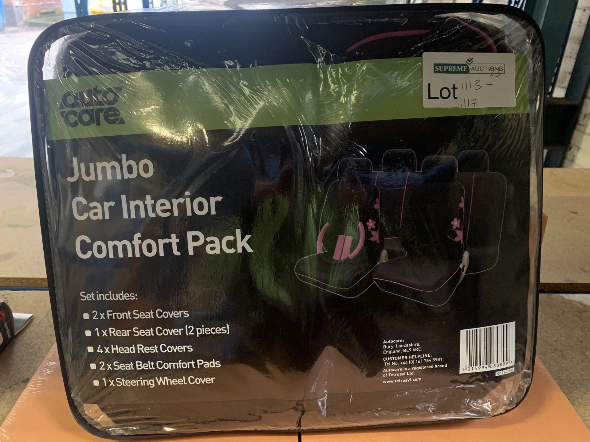 8 X BRAND NEW AUTOCARE JUMBO CAR INTERIOR COMFORT PACKS