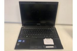 TOSHIBA R830 LAPTOP, INTEL CORE i5, 2.5 GHZ, WINDOWS 10 WITH CHARGER ( 427/09 )