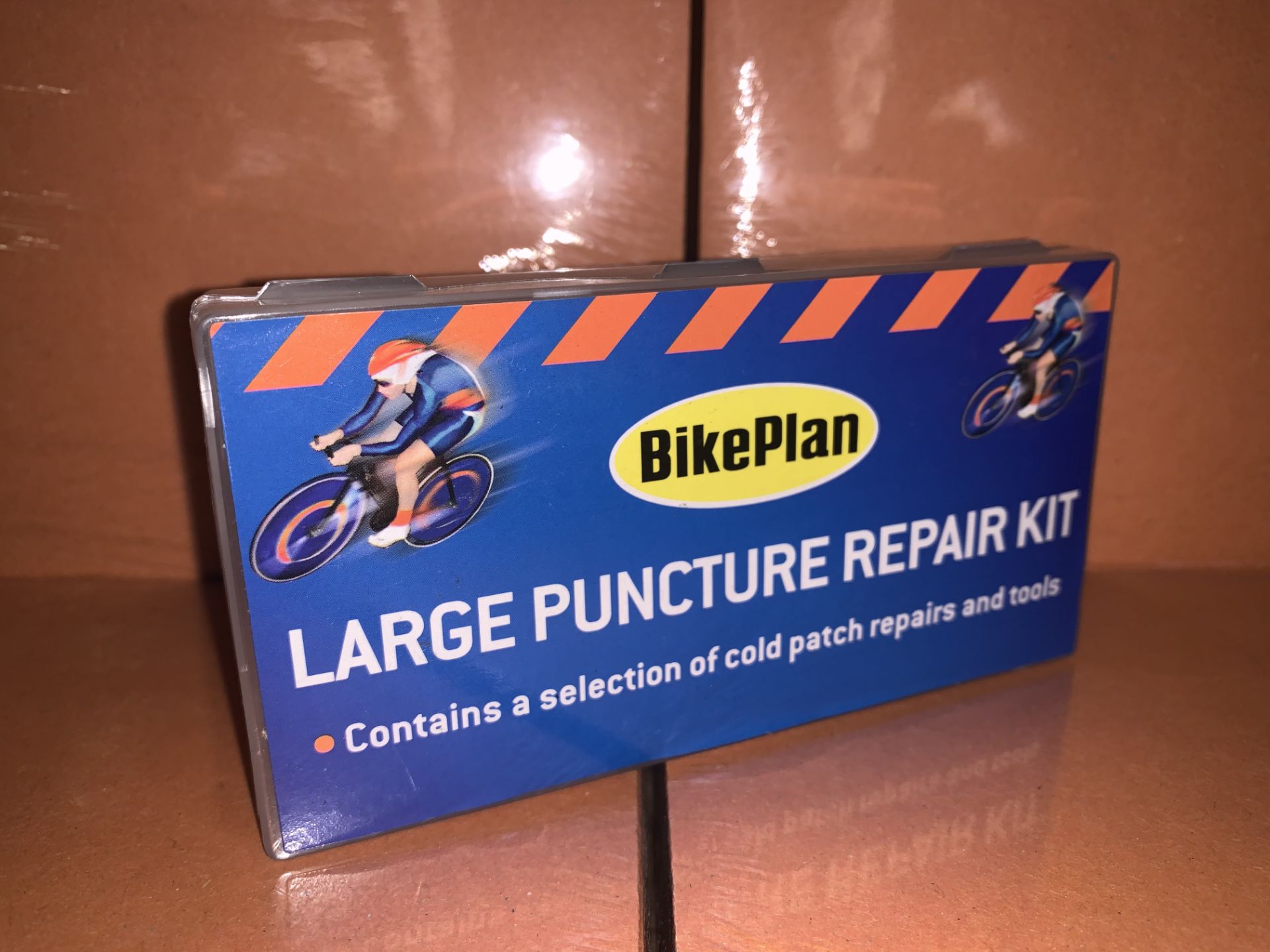 60 X BRAND NEW BIKEPLAN LARGE PUNCTURE REPAIR KITS