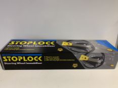 5 X BRAND NEW BOXED STOPLOCK STEERING WHEEL IMOBILISERS