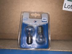 100 X BRAND NEW BLUECOL 380 TWIN BULB PACKS