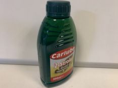 60 X BRAND NEW CARLUBE 2-STROKE 500ML GARDEN MACHINERY OIL