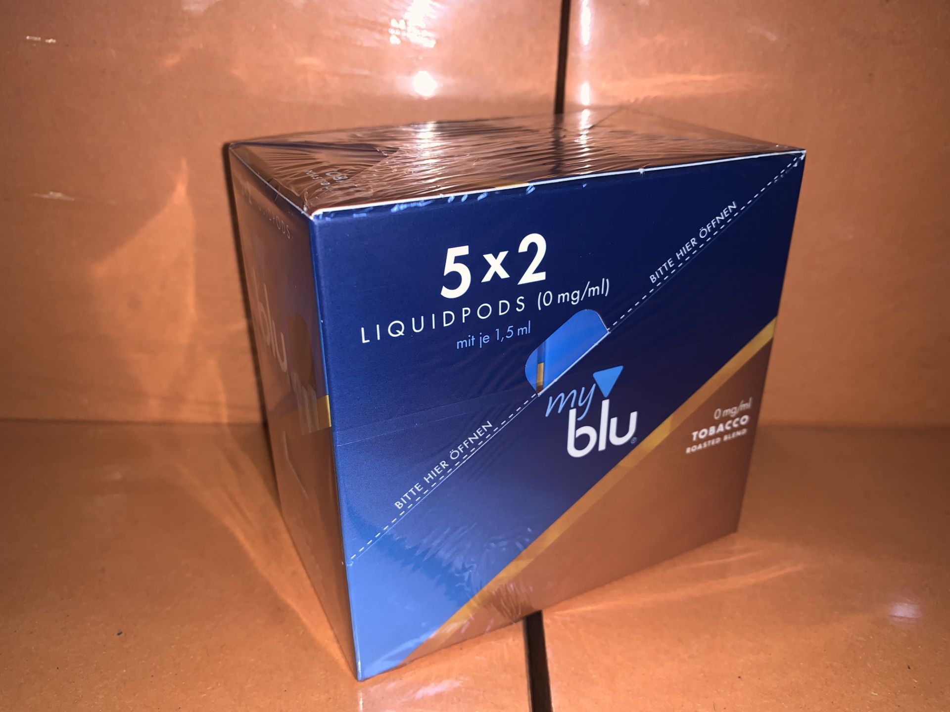 120 X PACKS OF 2 MY BLU 0MG TOBACCO ROASTED BLEND PODS