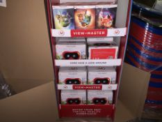 48 PIECE SHOP DISPLAY UNIT TO INCLUDE 36 ASSORTED VIEW MASTER EXPERIENCE PACKS AND 12 X VIEWMASTER