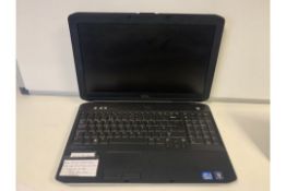 DELL LATITUDE E5530 LAPTOP, INTEL CORE i5 3rd GEN 2.6GHZ, WINDOWS 10 PRO, 750GB HARD DRIVE WITH