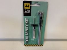 48 X BRAND NEW AA TYRE SAFETY KITS