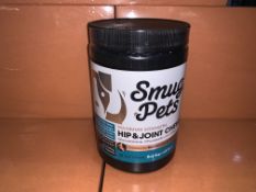 108 X SMUG PETS HIP AND JOINT CHEWS 60 PACK TUBS DATED 09/20
