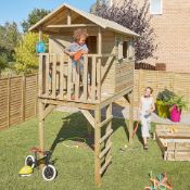 Bloom Wooden Playhouse. This is an ideal addition to your garden for your children to play in all