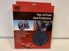 15 X BRAND NEW AUTOCARE PAIRS OF FRONT SEAT PROTECTORS