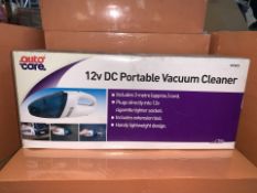 5 X BRAND NEW 12V PORTABLE VACUUM CLEANERS (360/16)