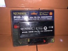 6 X BRAND NEW MOONRAKER 24V TO 12V CONVERTERS