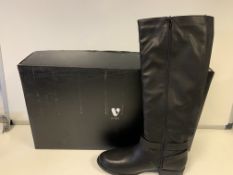 3 X BRAND NEW PAIRS OF BLACK LOLA KNEE RIDING BOOTS BY VERY SIZE 6
