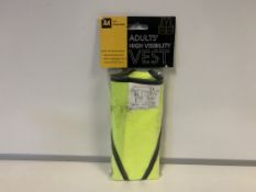 80 X BRAND NEW AA ADULTS HIGH VISIBILITY VESTS IN 2 BOXES