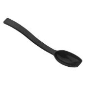 4 X BRAND NEW PACKS OF 12 CAMBRO SP08CW110 BLACK POLYCARBONATE 8 INCH SOLID SALAD SPOON