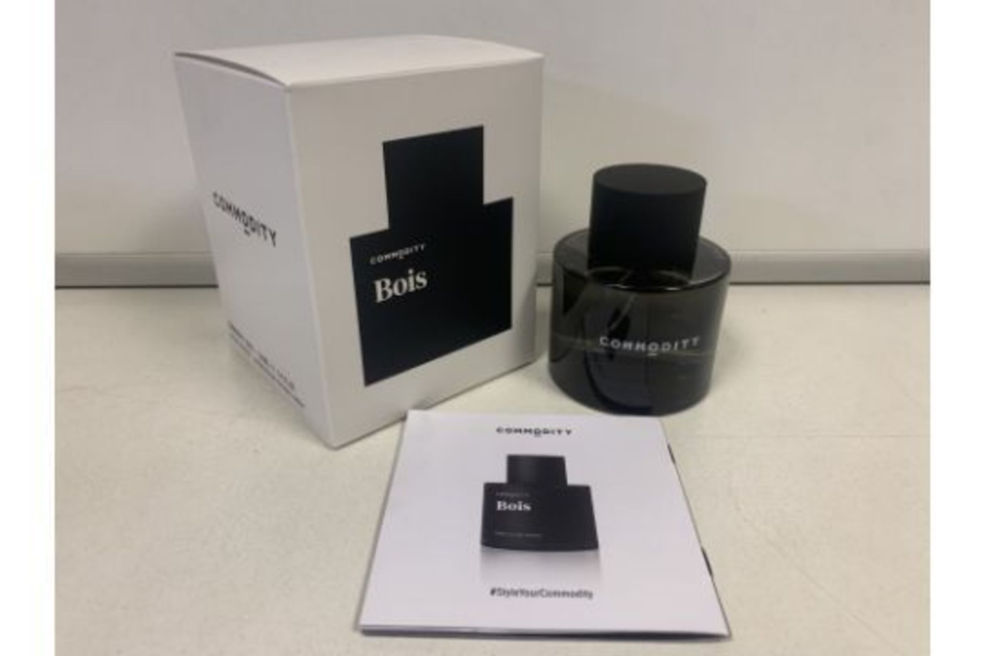 2 X BRAND NEW RETAIL BOXED COMMODITY BOIS 100ML EDP SPRAY