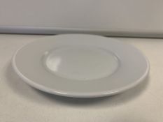 6 X BRAND NEW BOXES OF 36 ROYAL GENWARE CLASSIC 17CM WINGED PLATES WHITE (245/16)