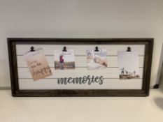 6 x memories wall mount pin board (930/16)