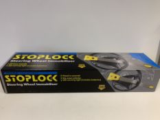 5 X BRAND NEW BOXED STOPLOCK STEERING WHEEL IMOBILISERS