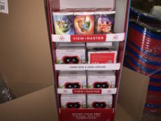 48 PIECE SHOP DISPLAY UNIT TO INCLUDE 36 ASSORTED VIEW MASTER EXPERIENCE PACKS AND 12 X VIEWMASTER