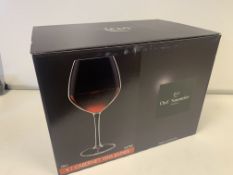 12 X BRAND NEW PACKS OF 6 CHEF AND SOMMELLIER 58CL CABERNET VINS JEUNES GLASSES IN 3 BOXES