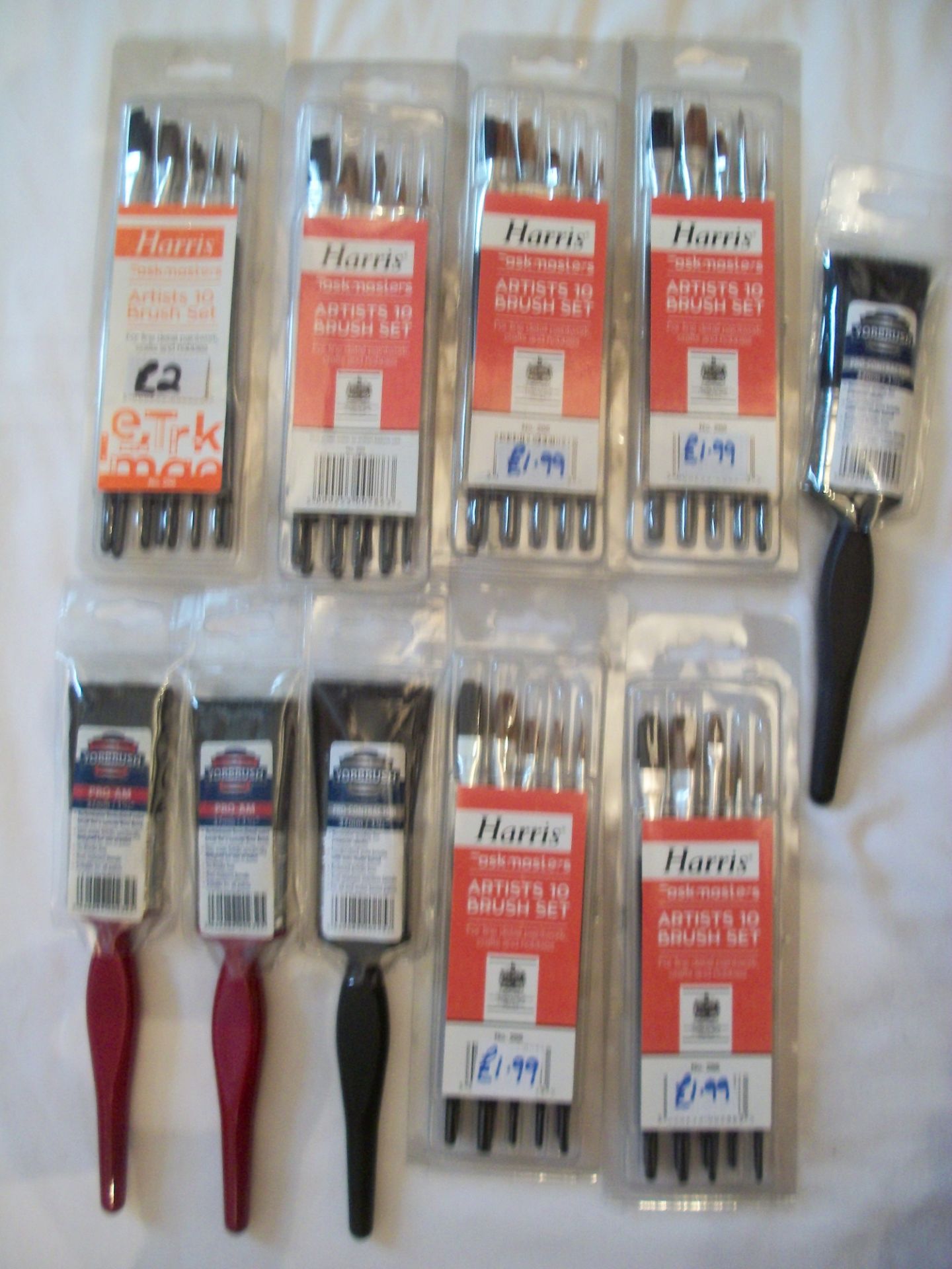 Mixed Lot of Painting Brushes