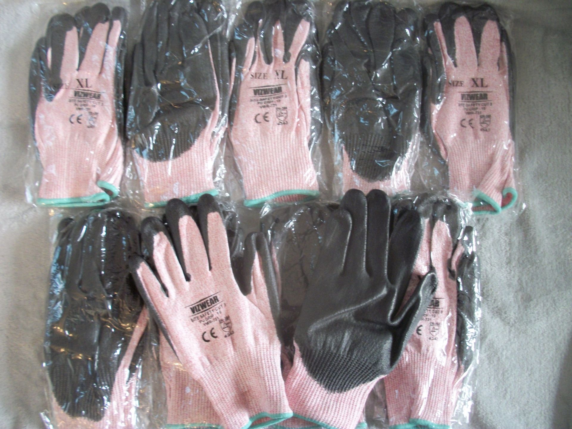 10 Pairs Anti-Cut Work Gloves RRP over £6 per pair