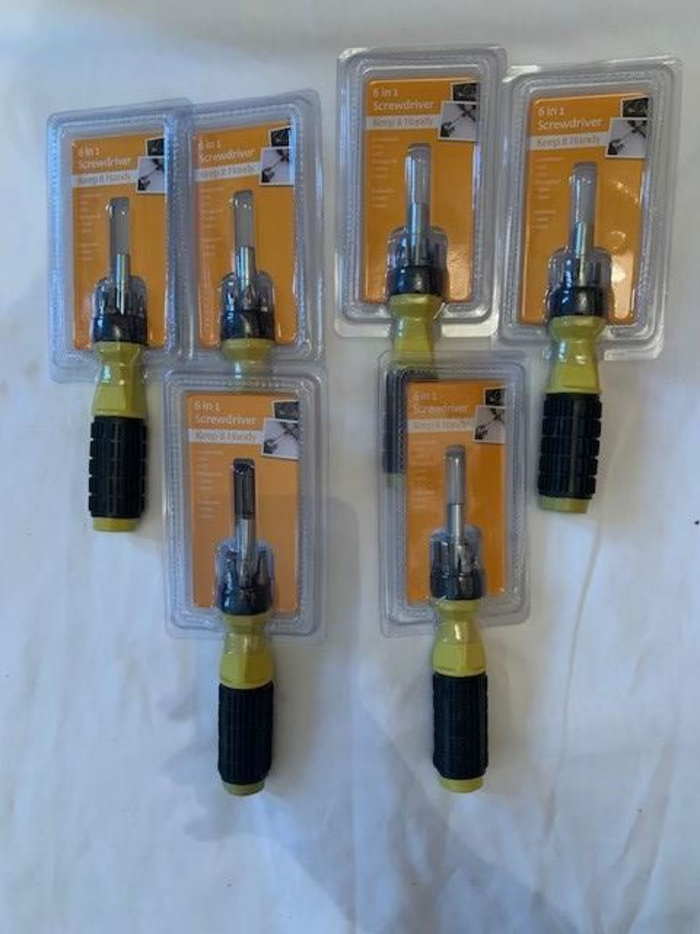 6 x 6in1 Screwdriver RRP over £8 each