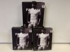 5 X BRAND NEW PACKS OF 2 FARAH CLASSIX WHITEB UNDER LAYER T SHIRTS SIZE MEDIUM