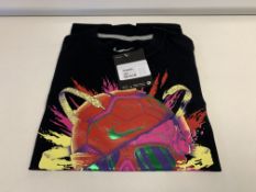 (NO VAT) 8 X BRAND NEW NIKE SKULL BLACK CHILDRENS T SHIRT SIZE XS