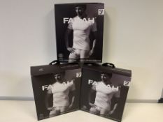 5 X BRAND NEW PACKS OF 2 FARAH CLASSIX WHITEB UNDER LAYER T SHIRTS SIZE 3XL