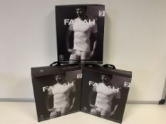 5 X BRAND NEW PACKS OF 2 FARAH CLASSIX WHITEB UNDER LAYER T SHIRTS SIZE 3XL